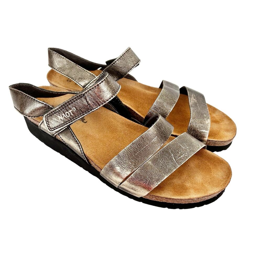 NAOT Kayla Radiant Copper Metallic Sandals Sz 12